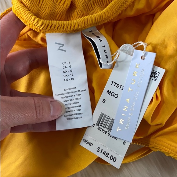 Trina Turk NWT Cabana One Piece Swimsuit - Picture 11 of 11